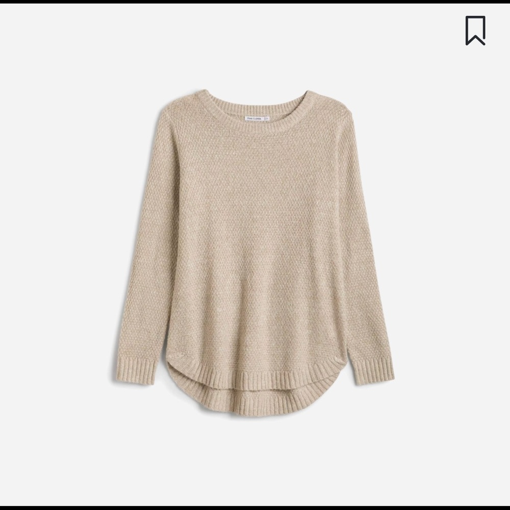 Pink Clover Nickole Textured Pullover, Size Small